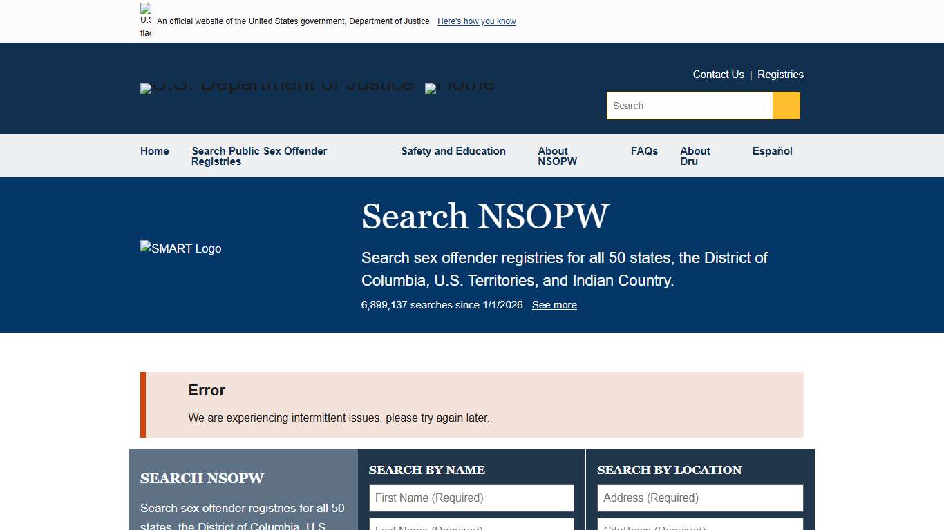 Home | Dru Sjodin National Sex Offender Public Website